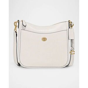 Coach Chaise Crossbody Leather Bag Chalk White C8483 (As-Is / Read Description)